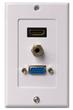 FACE PLATE HDMI+VGA+AUDIO PURESONIC 164R