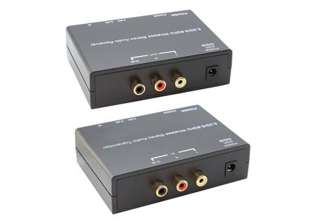 TRANSMISOR Y RECEPTOR INALAMBRICO AUDIO STEREO