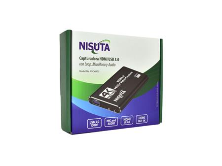 CAPTURADORA HDMI USB 3.0 NSCVHD2 NISUTA