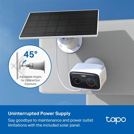 KIT CAMARA BATERIA + PANEL SOLAR C400 TAPO TPLINK