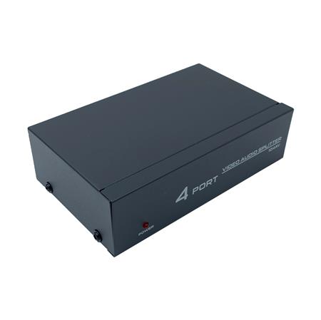 SPLITTER VIDEO/AUDIO 1 X 4 SALIDAS RCA COMPOSITE