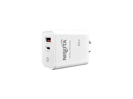 CARGADOR FU53UQ ULTRA RAPIDO 35W USB+USBC NISUTA.