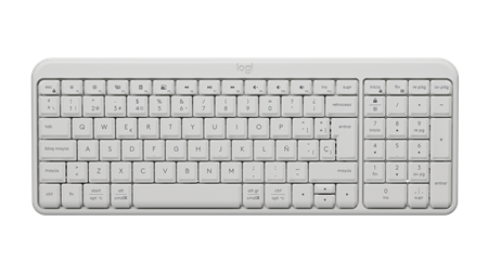 TECLADO K250 BLUETOOTH BLANCO LOGITECH COMPRACT