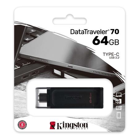 PEN DRIVE TYPE-C 64B KINGSTON DT70